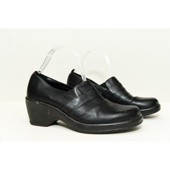 Dansko Women's Aubrey Pleated Professional Clogs Shoes Slip On Black 41 10.5/11 - Picture 1 of 9